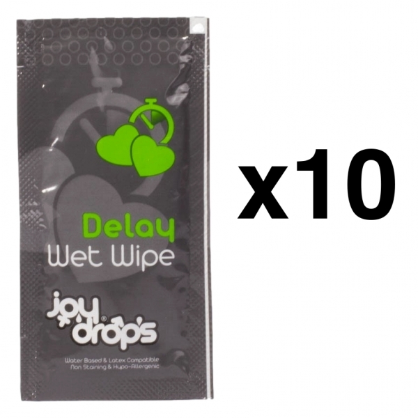 WET WIPE DELAY SACHET x10