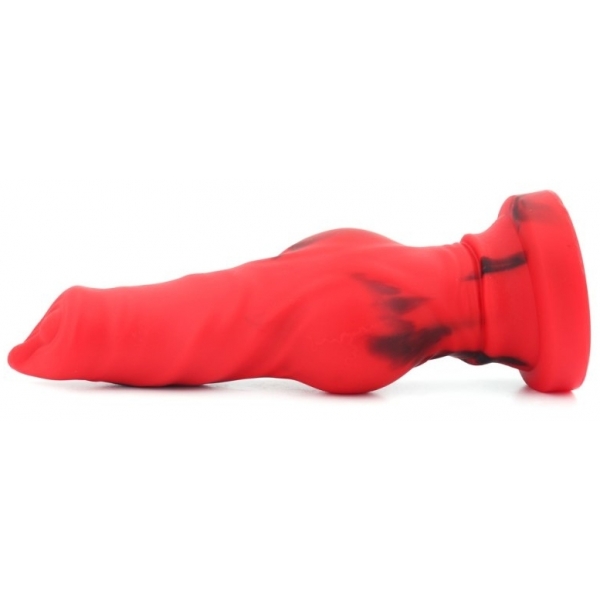 Dildo Pitt King L 27 x 9 cm Rood