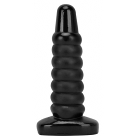 Black Big Worm Anal Beads S