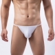 Men Fashion Show Mankini Soft Material Panty WHITE