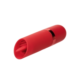 Clitoral stimulator with tongue Kyst Flicker Red