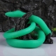Consolador largo Ultra Snake 120 x 2,7 cm Verde
