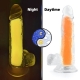 Glow Jelly Dildo With Mutiple Colors ORANGE