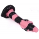 Dildo Cobra Snake M 22 x 6 cm nero-rosa