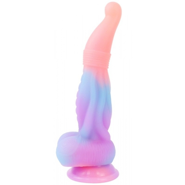 Alien Obruk lichtgevende dildo 18 x 5cm