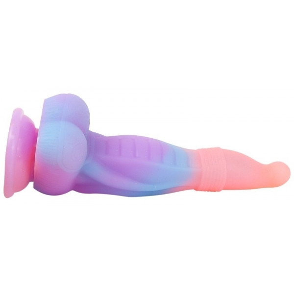 Alien Obruk lichtgevende dildo 18 x 5cm