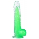 Dildo trasparente Jelly Mut S 14 x 3,5 cm verde