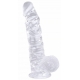 Transparenter Dildick XL Dildo 19 x 5cm