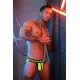 Daycrawler Breedwell Jockstrap Zwart-Fluorescerend geel