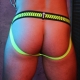 Daycrawler Breedwell Jockstrap Nero-Giallo fluorescente