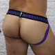 Jockstrap Dagkruiper Breedwell Zwart-Paars