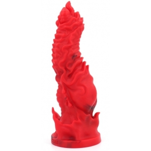 MONSTERED Dildo Riseaf 16 x 5cm Rood