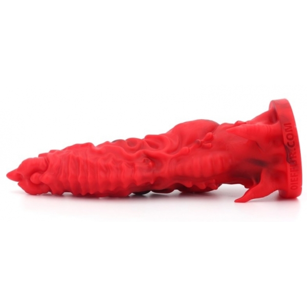 Dildo Riseaf 16 x 5cm Rosso