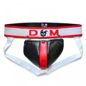 BDSMaster Jockstrap Neo Dungeon Preto-Vermelho