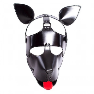 Kinky Puppy Máscara para cabeça Dog Fun Preto