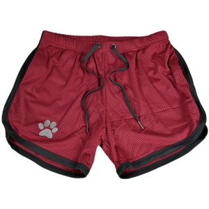 Kinky Puppy Paw Shorts Bordeaux-Black