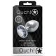 Bijou anal Round Gem M 7 x 3.3 cm Silver-Transparent