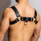 Fetish Gear Coloured H-Front Harness WHITE