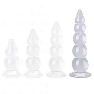 ClearlyHorny Jelwy XL transparent plug 36 x 9.5cm