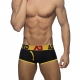 Boxer Open Fly Black-Yellow