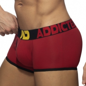 Addicted Boxer Open Fly Red-Black