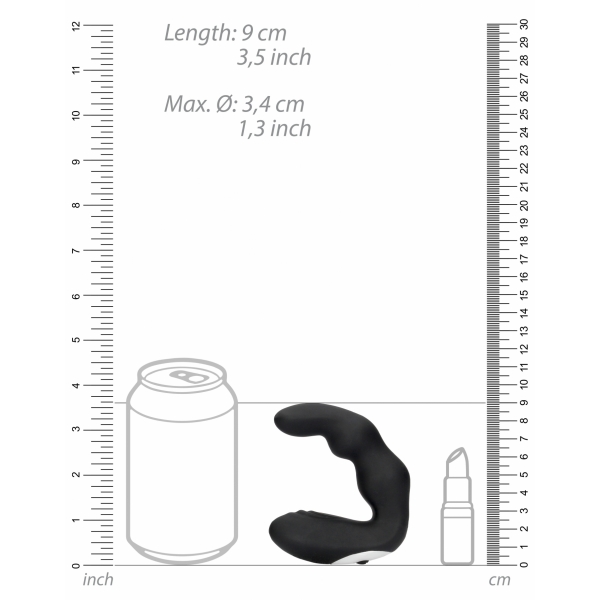 Estimulador de próstata dobrado 10 x 3,5cm
