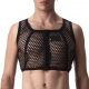 Crop Top Filet Many Preto