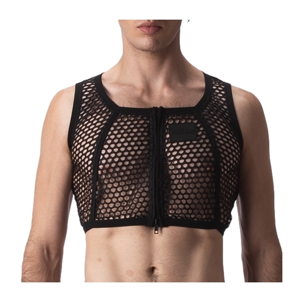 Crop Top Filet Many Black