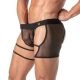 String Chaps Mesh Black