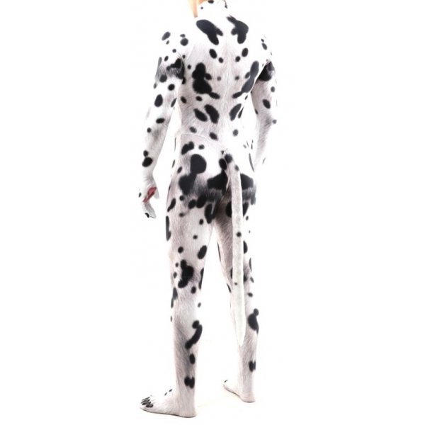 Dalmatiër Hond Cosplay Jumpsuit Zwart-Wit