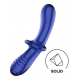 Double Crystal - Glass Dildo - Light Blue