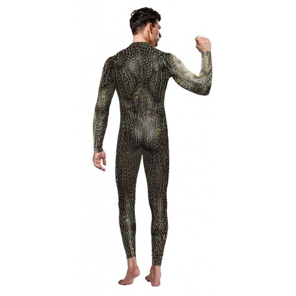 Green Snake Cosplay Reptile Jumpsuit