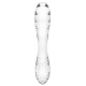 Glazen dildo Dazzling Crystal 1 - 18 x 3.6cm Transparant