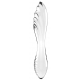 Dildo de vidro Dazzling Crystal 1 - 18 x 3,6cm Transparente