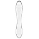 Dildo di vetro Dazzling Crystal 1 - 18 x 3,6 cm Trasparente