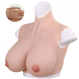 CrossGearX Breastplates Crossdresser Fake Tits - Silicone C