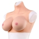 Busto Silicone para seios com decote alto copa C