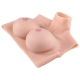 Busto Silicone para seios com decote alto E cup