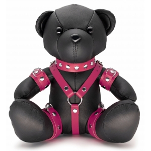 The Red Urso de peluche Bendy The Bdsm Teddy Bear Rosa