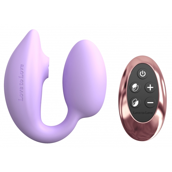 Wonderlover Love to Love Purple Clitoris and G-Spot Stimulator