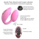Wonderlover Stimolatore rosa per clitoride e punto G