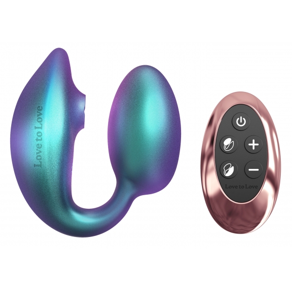 Wonderlover Love to Love Clitoris en G-Spot Stimulator Blauw