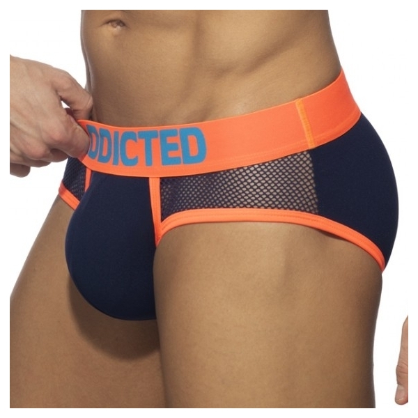 Slip Neon Mesh Navy-Orange