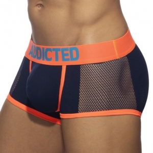 Addicted Boxer Neon Mesh Navy-Orange