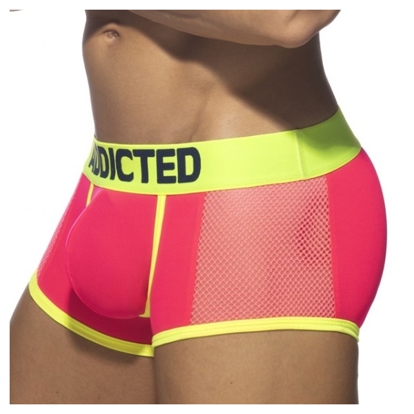 Boxer Neon Mesh Pink-Fluorescent yellow