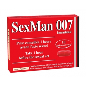 Vital Perfect SexMan 007 Estimulante 10 cápsulas