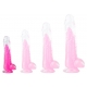 Jelly Dildo With Mutiple Colors Core PINK XS