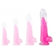 Dildo trasparente Jelly Mut L 19 x 4,6 cm Rosa