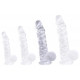 King Cock Clear 5 Size Cock W- Balls L
