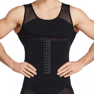 NoGenderWear Camiseta de tirantes Mesh Tight Negra